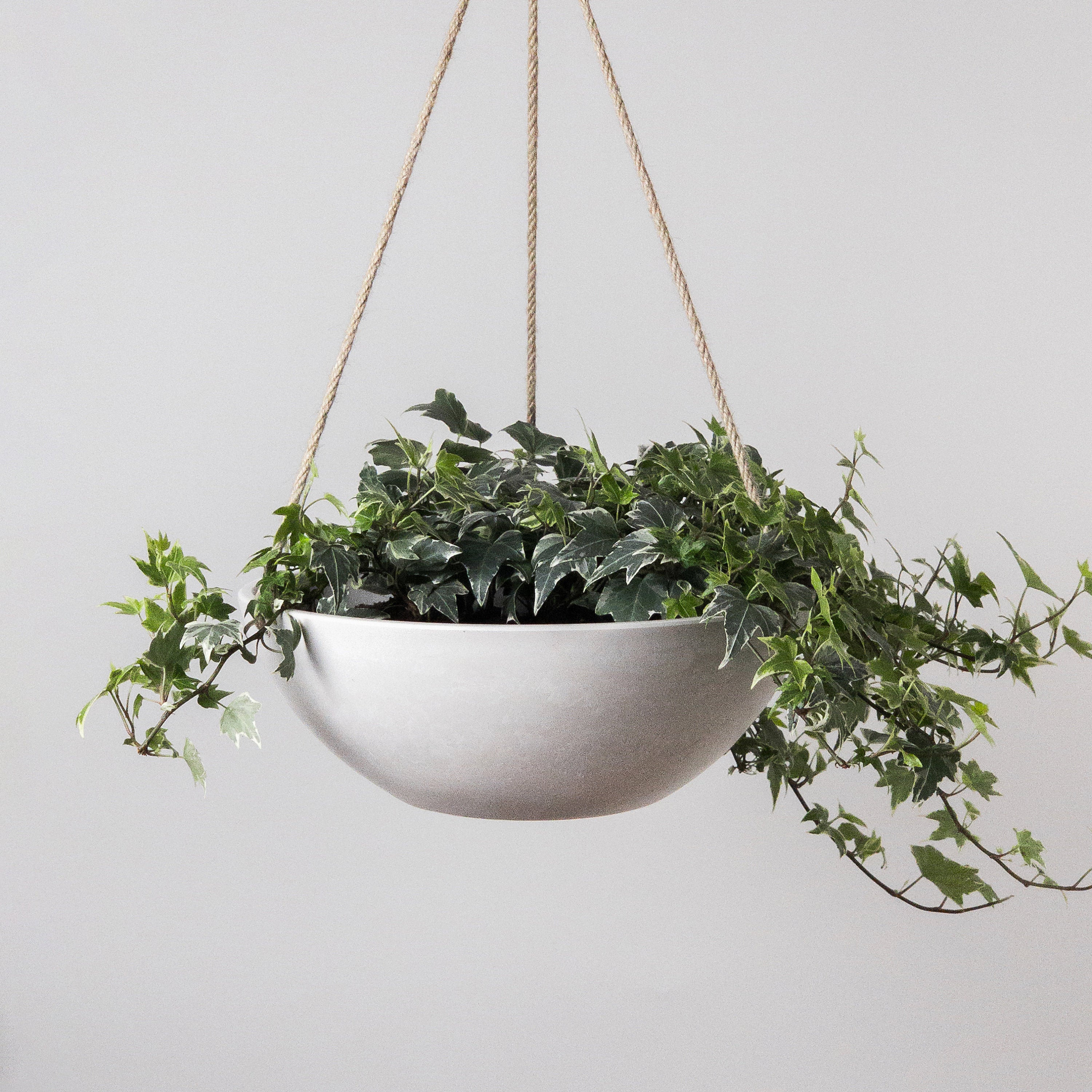 12 Hanging Planter Pot With Drainage Hole & Plug Large Etsy