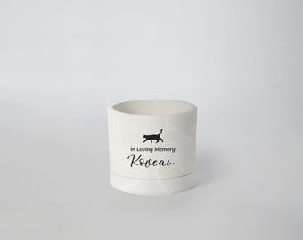 Personalized Cat Name Plant Pot | Pet Memorial Planter | 3" Mini Planters | Small Cactus Planter | Cat Memorial | In Loving Memory