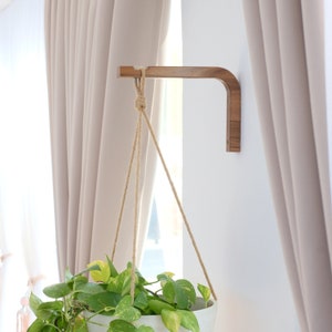 Wooden Hanging Planter Wall Hooks