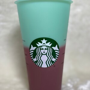 Starbucks color changing cup