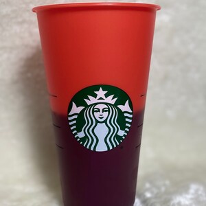 Starbucks color changing cup