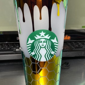 Honey dripping Starbucks  10 oz cup