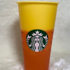 Starbucks color changing cup