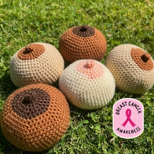 Crochet Boob | Breast Model | Breast Cancer Awareness | Breastfeeding Demonstration | Gift | Free The Nipple