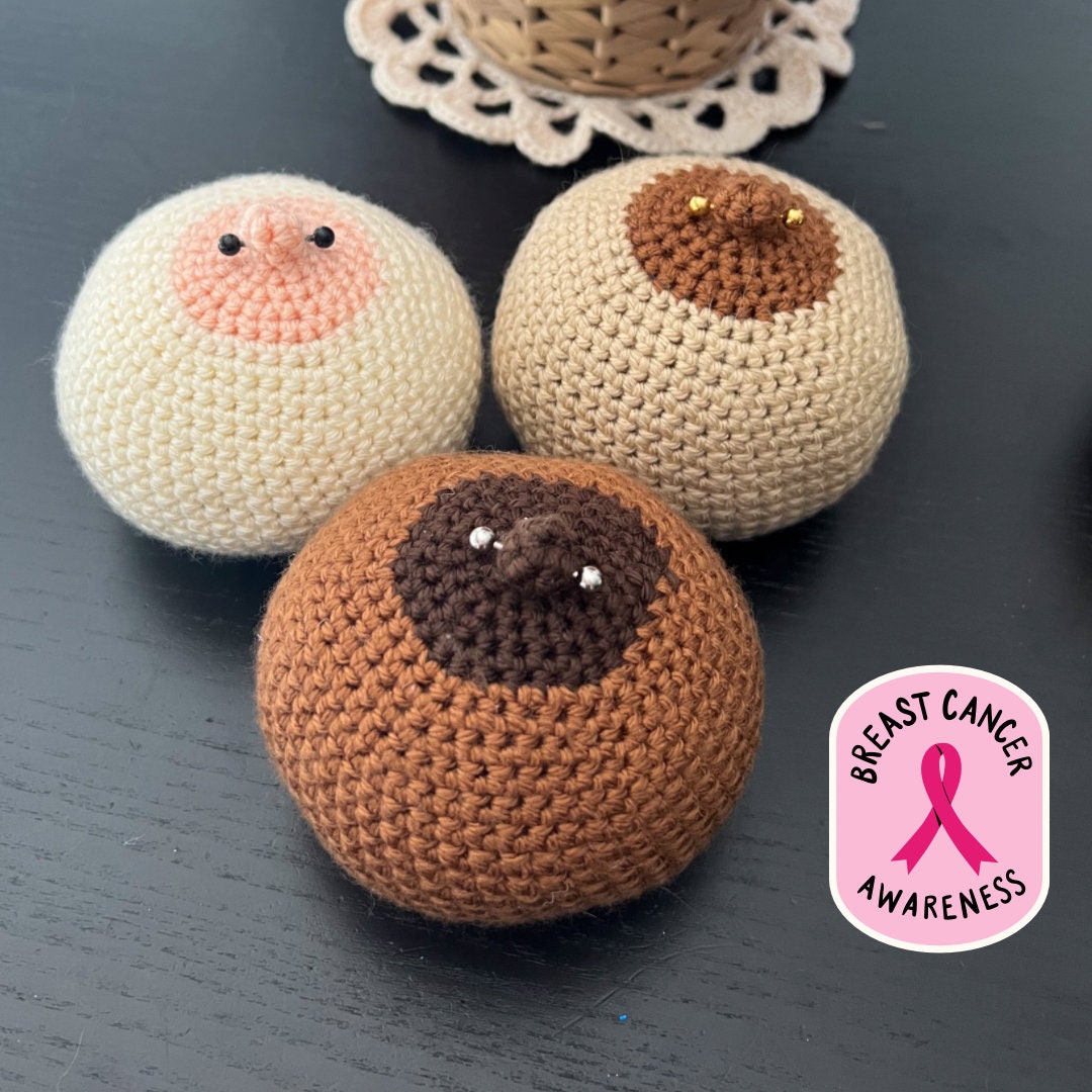 Crochet Boob Breast Model Breast Cancer Awareness Breastfeeding