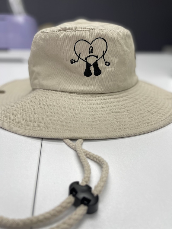 Bad Bunny Embroidered Un Verano Sin Ti Bucket Hat Safari 