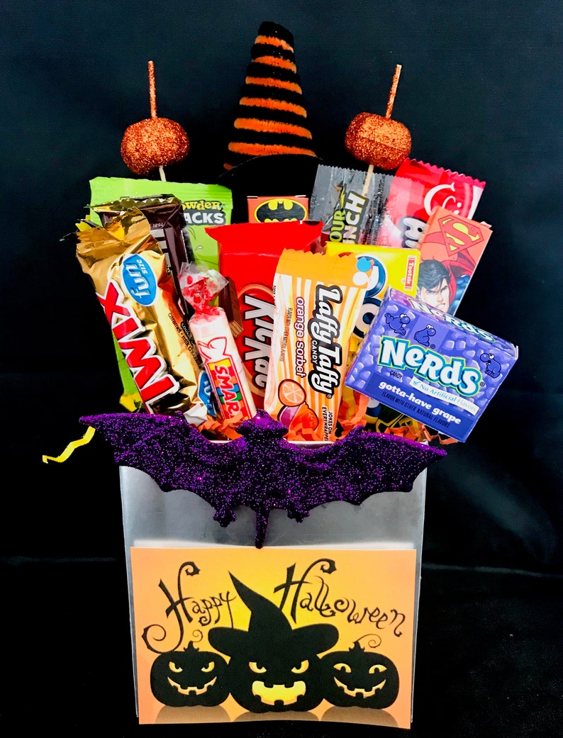 Happy Halloween Candy Arrangement