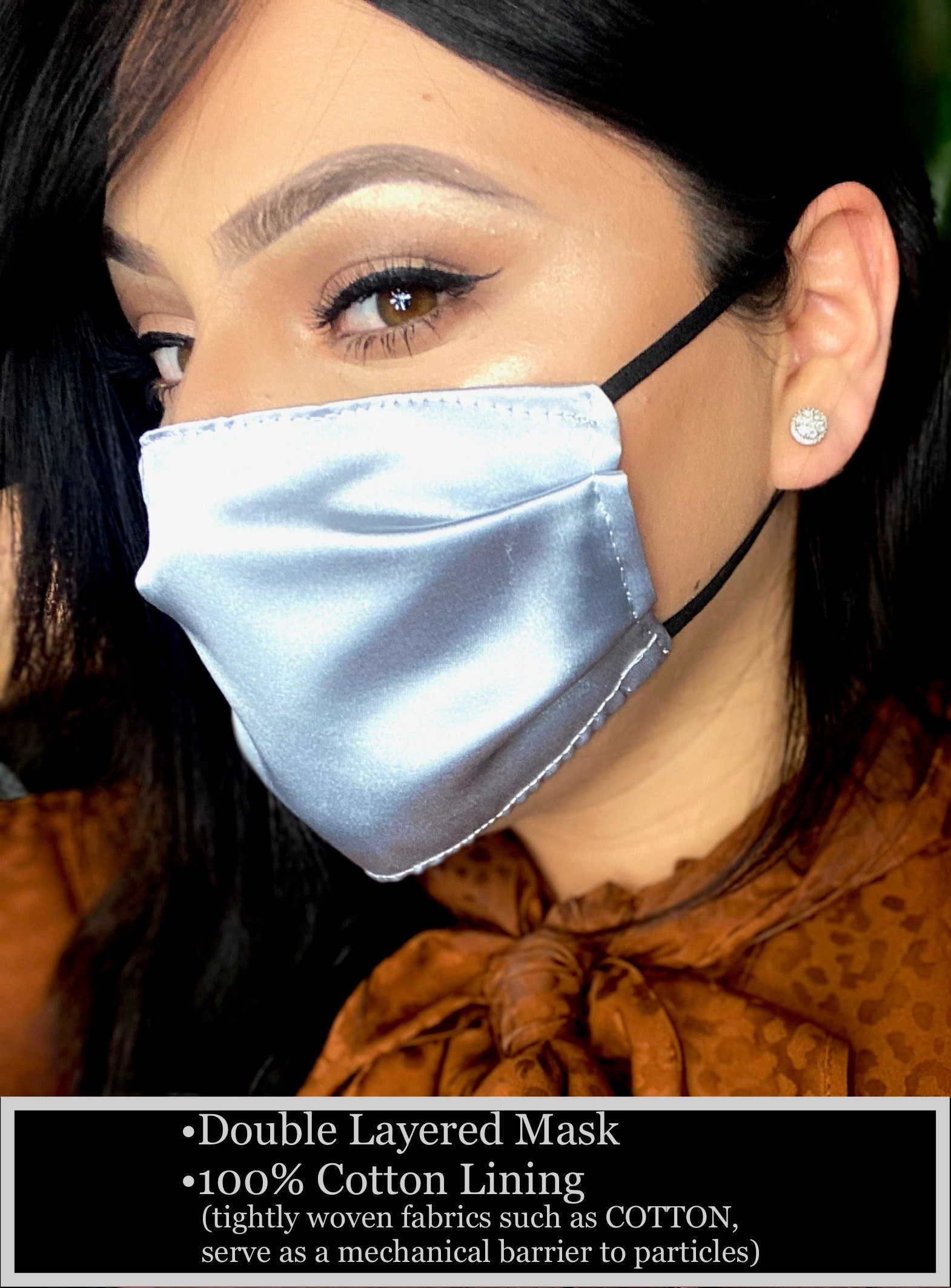 RegPetitePlus Size Satin Mask Washable/Reusable 100 Etsy