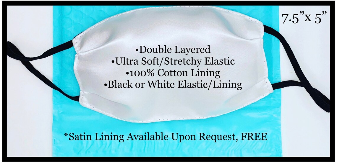 MENS Satin Face Masks 40 Colors Masculine/Elegant Perfect Etsy