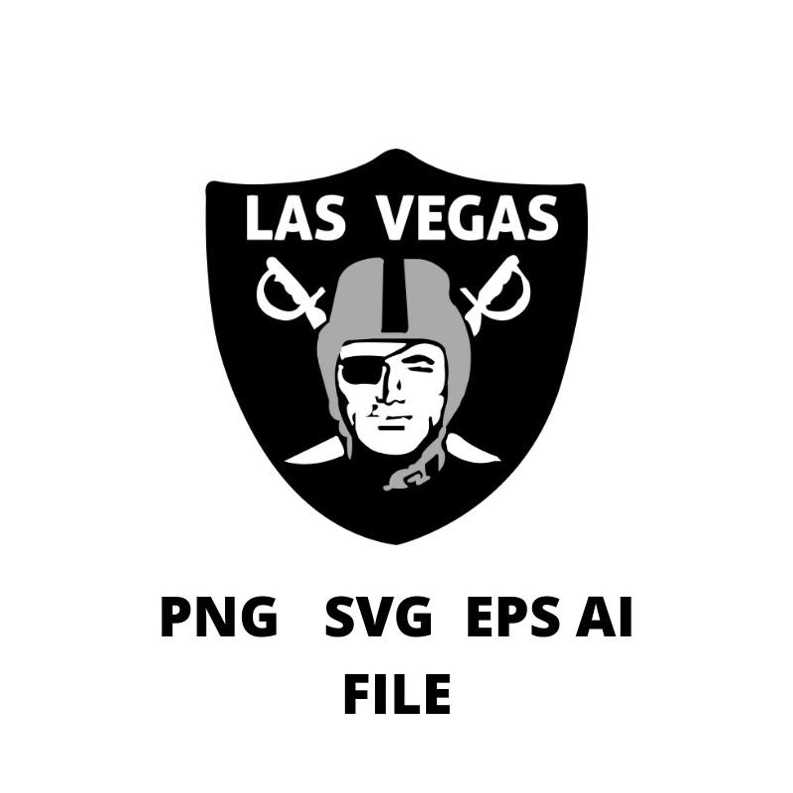 Las Vegas Raiders Nfl Football Logos Svg Ai Eps Png Logo Etsy