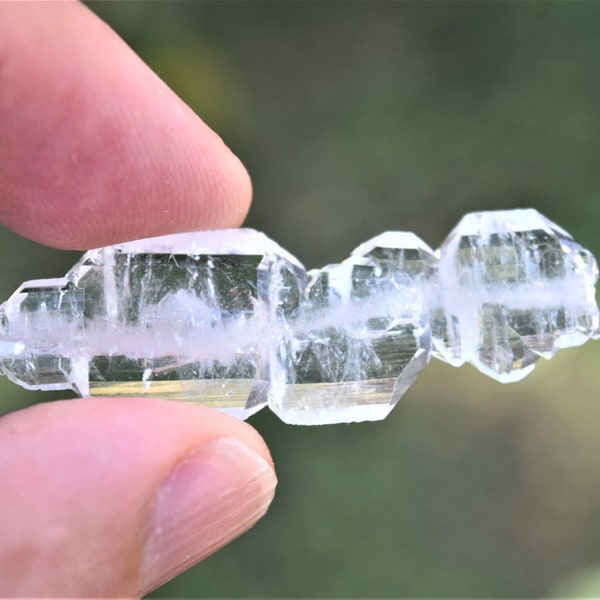 Doubly terminated Faden quartz (extraordinarily healing) -Pakistan