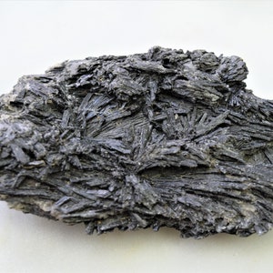 Premium large 3-4" black kyanite cluster - Brazil