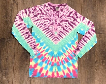 pastel tie dye long sleeve shirt