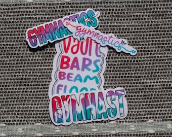 Gymnastics Stickers • Water Resistant Stickers • Sticker Pack • Vinyl Sticker