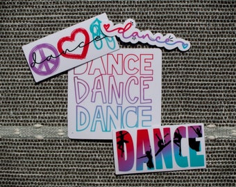 Dance Sticker Pack • Water Resistant Stickers • Sticker Pack • Vinyl Sticker • Gifts for Her • Magnets