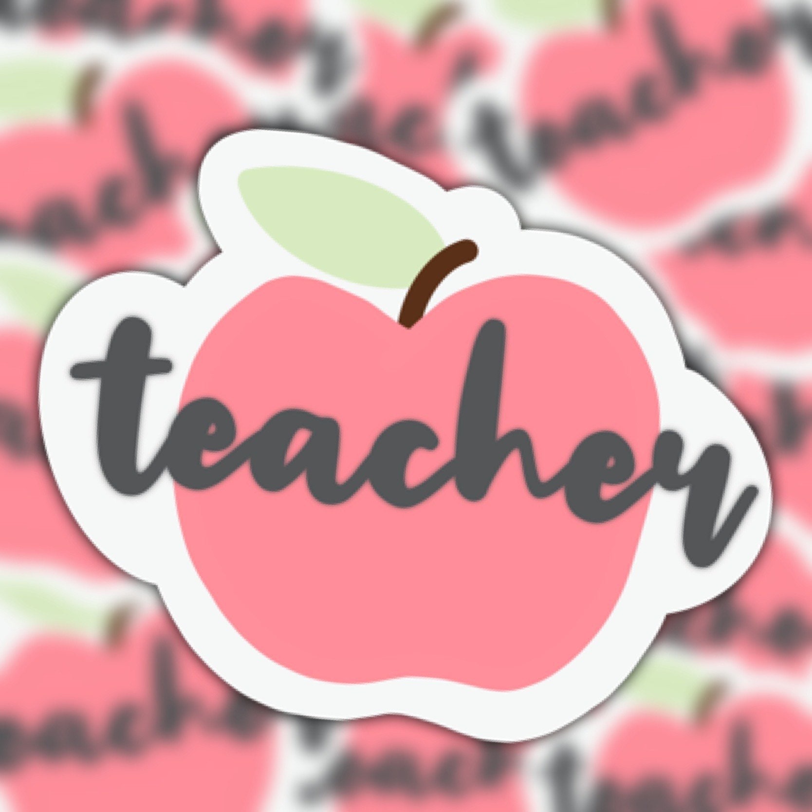 Teacher Sticker Pack 12 Pack WATERPROOF | Etsy