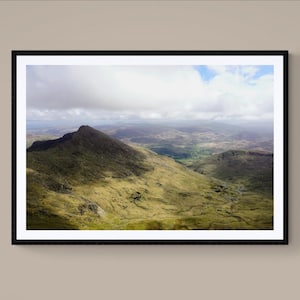 SNOWDONIA - Impressão colorida de belas artes, fotografia de paisagens galesas, impressão da montanha Snowdonia, arte de parede original de Snowdon no Reino Unido