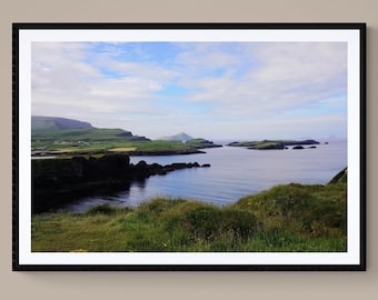 KERRY COAST giclée, impression couleur, photographie de paysage côtier irlandais Ring of Kerry, art mural original Irlande