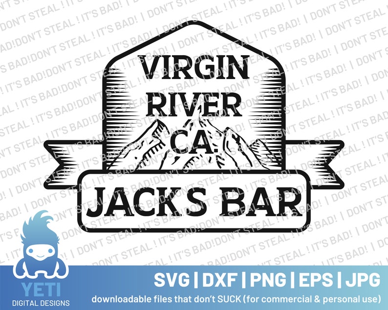 Virgin River Svg Jacks Bar Svg T Shirt Cut File Svg Etsy