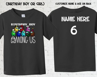 Among Us Face Kids Graphic Kids Youth Cotton T-Shirt Short Sleeve Tops Game Boys