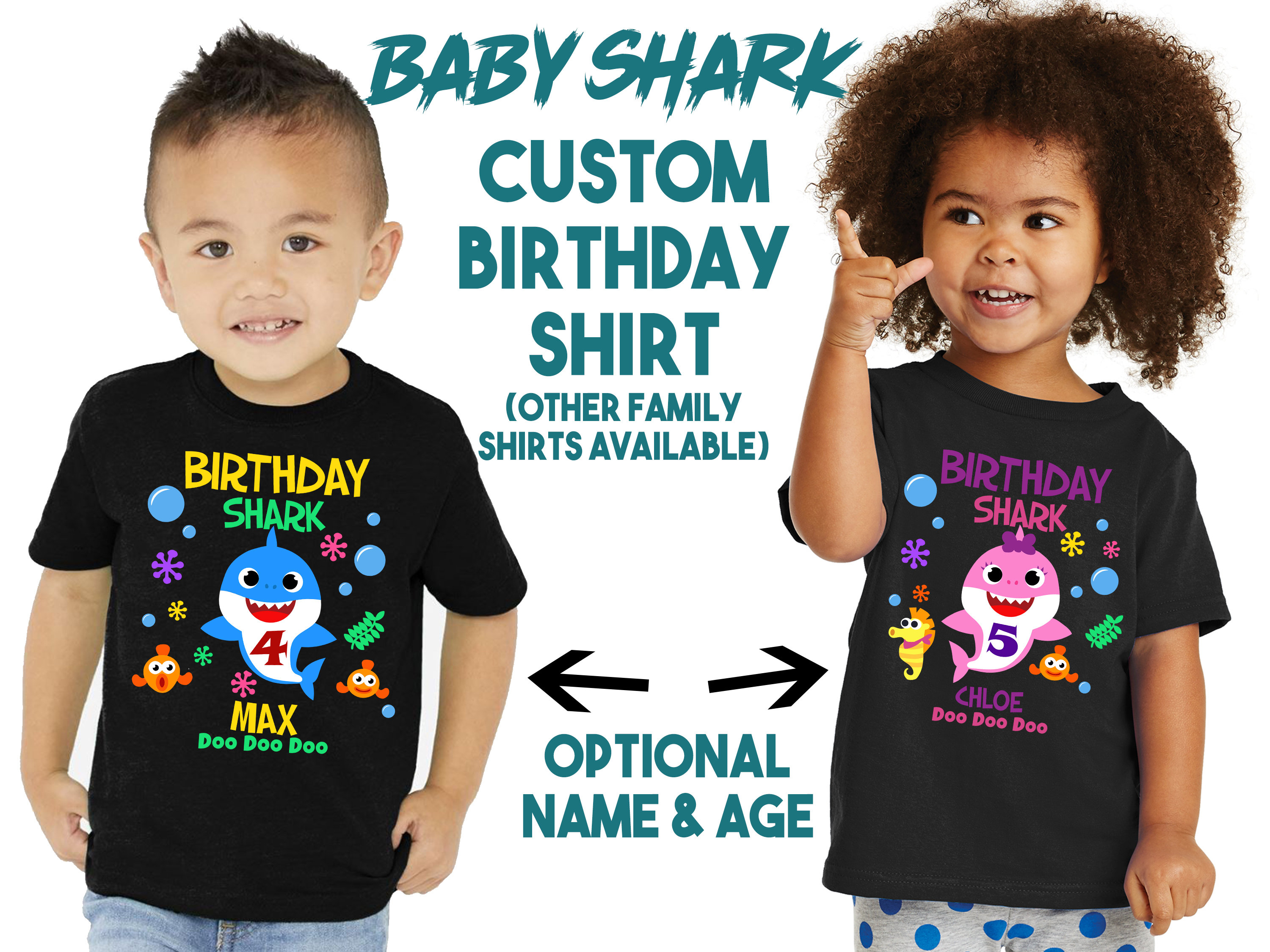Shark Birthday Shirt - 5th Birthday Shark Birthday Shirt - 5th Birthday