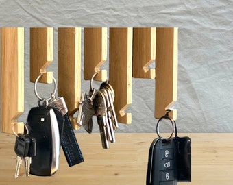 Solid wood modern Entryway Mail Key Organizer Modern Key holder