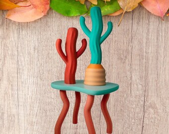 The Squiggly Cactus - Cute Orange Tchotchke