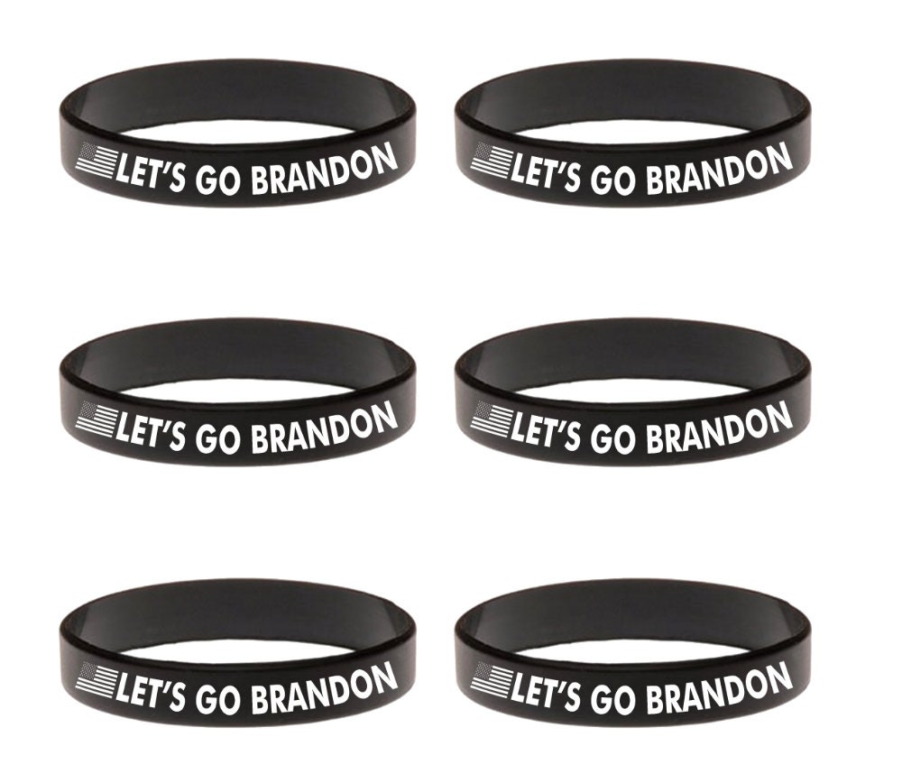 Lets go Brandon Fjb Wristband Red – officialhodgetwins
