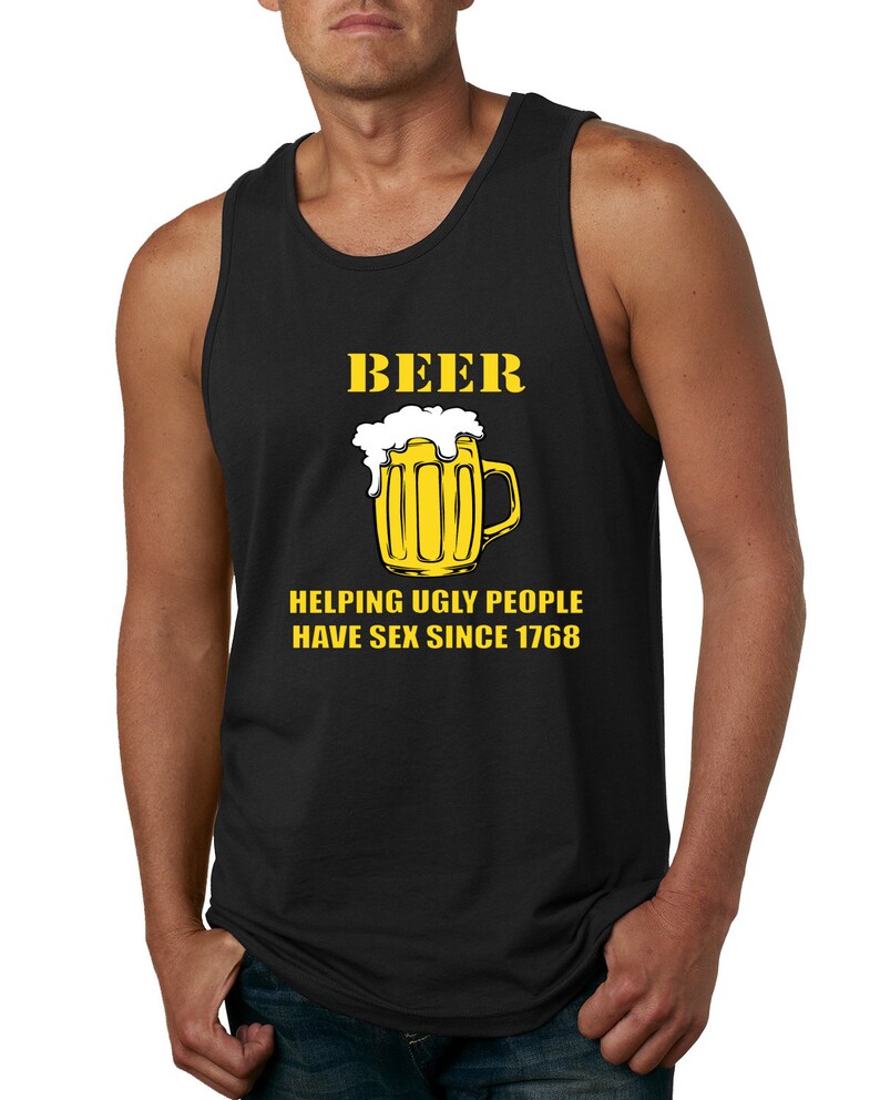 Beer Helping Ugly People Since 1768 Funny Irish Mens Graphic Tank Top