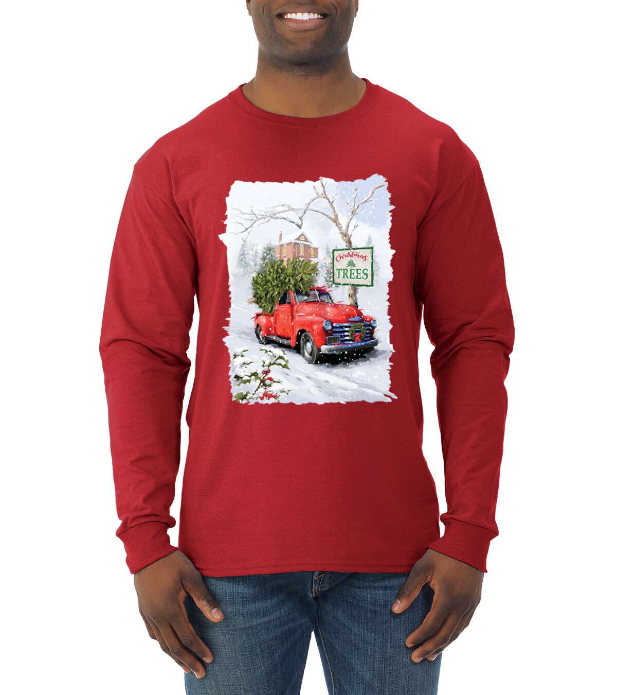 Discover White Christmas Holiday Sweater