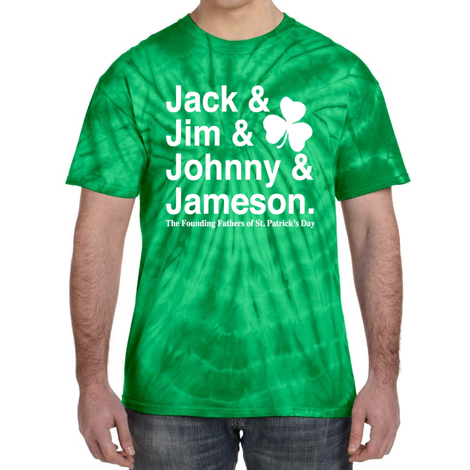 Jack Jimmy Johnny and Jameson Irish Tie 