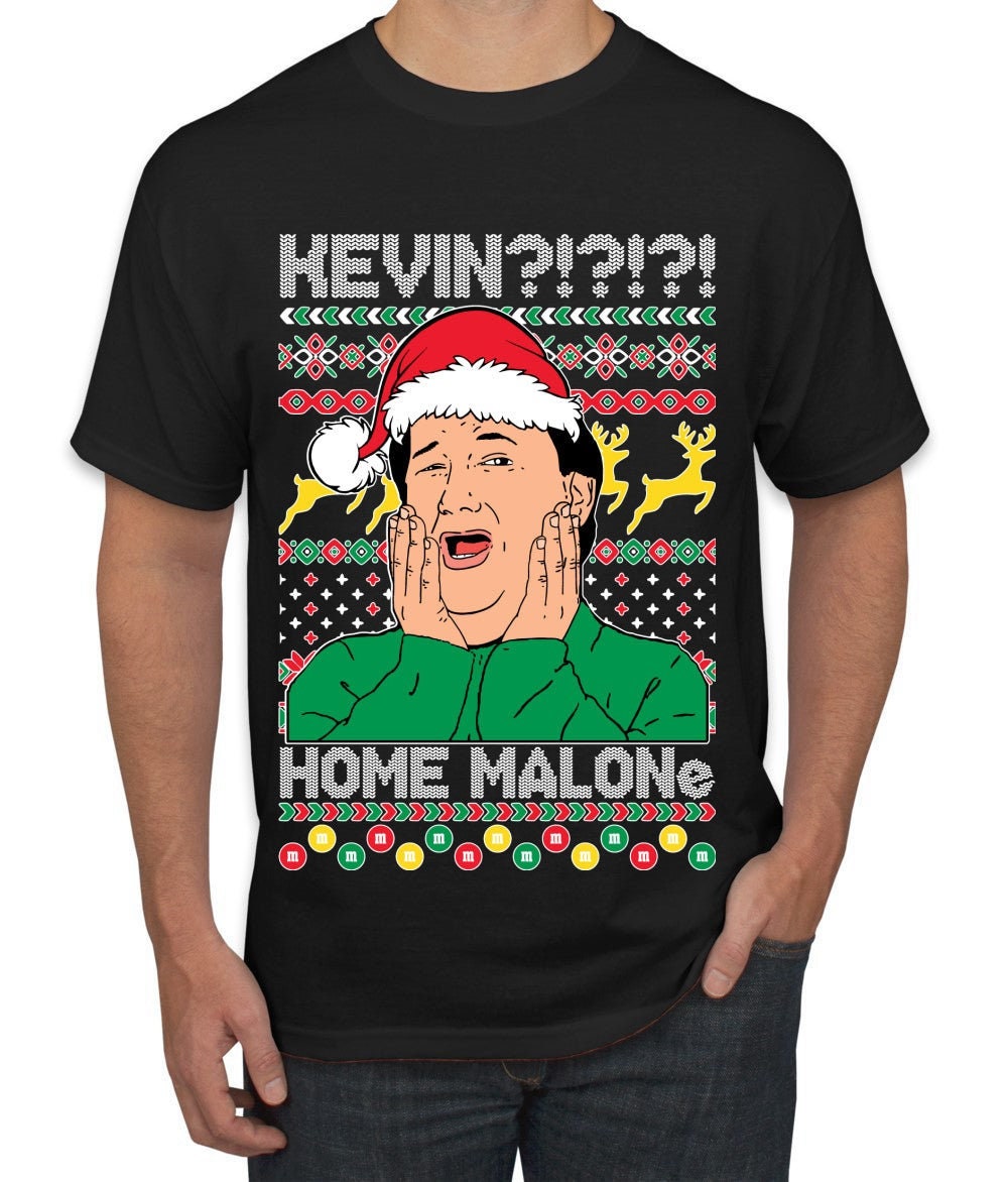 Discover Kevin Home Malone Office Tv Xmas Christmas Ugly Christmas T-Shirt