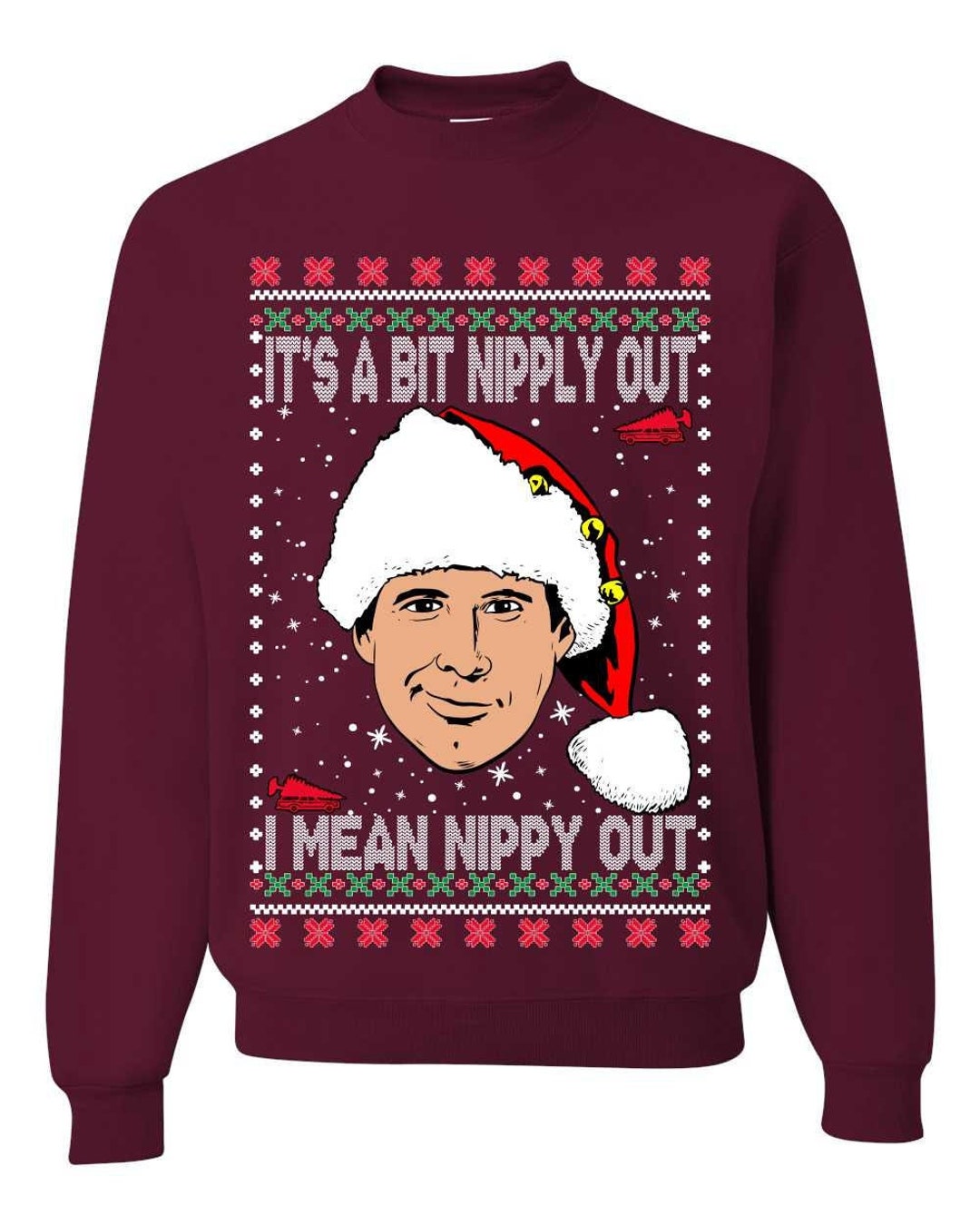 Clark Grizwald It's A Bit Nipply Out Ugly Christmas - Etsy