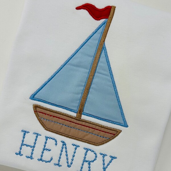 Applique T-Shirt - Tugboat Hearts main image 0