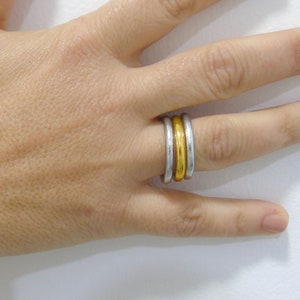 Bladgoud ring, boeddhistische ring, zilveren boeddhistische ring, gouden boeddhistische ring, Tibetaanse ring