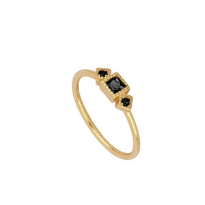 Esmeralda ring, Minimalist ring, Promise ring, Engagement ring, Gold ring, silver ring,Minimalist ring image 4