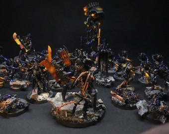 Warhammer 40k Commission painted army WH 40k commission l Necron l Space Marine l Orc l Death Guard l Ad Mech l Chaos l Space wolves l