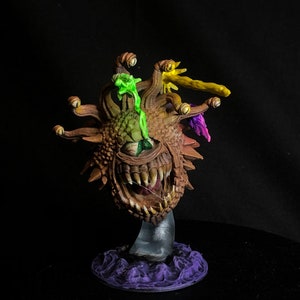Casting Beholder DnD miniature painted mini for Dungeons and Dragons hand painted models Heroquest pathfinder Tabletop RPG