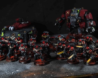 Warhammer 40k Commission painted army WH 40k commission l Necron l Space Marine l Orc l Death Guard l Ad Mech l Chaos l Space wolves l