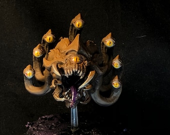 beholder DnD miniature painted mini for Dungeons and Dragons Heroquest pathfinder Demon 3d printed model painted