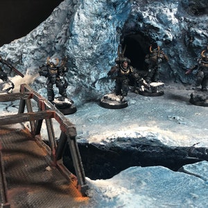 Großer 40k armee kriegshammer 40k armee Miniaturen Space Marine 40k armee Ork l Necron l Chaos Space Marine l Custom bemalt Bild 8