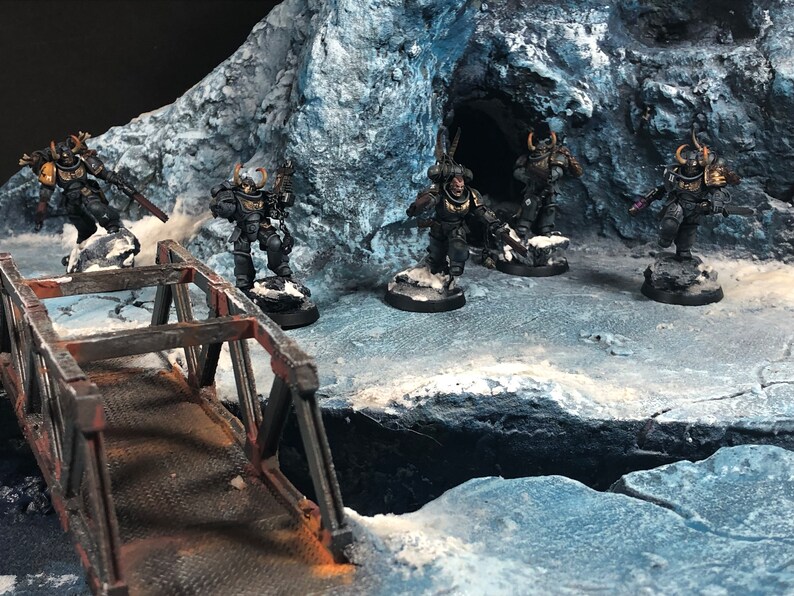 Großer 40k armee kriegshammer 40k armee Miniaturen Space Marine 40k armee Ork l Necron l Chaos Space Marine l Custom bemalt Bild 8