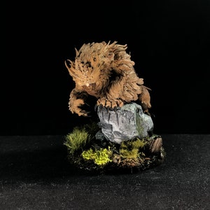 DnD Owlbear miniature painted mini for Dungeons and Dragons hand painted models Heroquest pathfinder Tabletop RPG Large painted owlbear