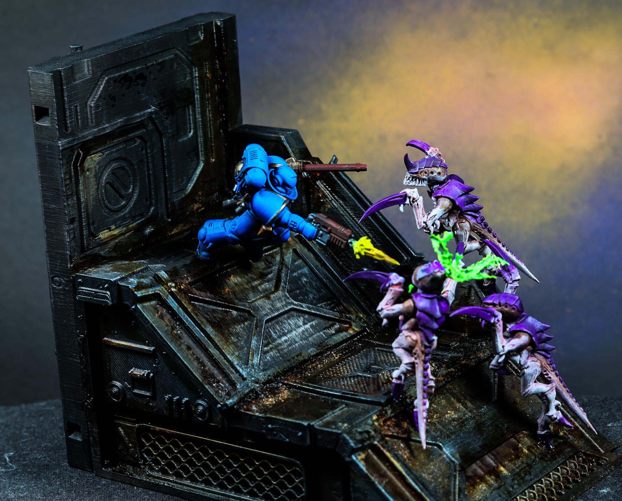 warhammer 40k スペースマリーン ミニチュア スペースマリーンミニチュアハンドペイントカスタムペイントウォー