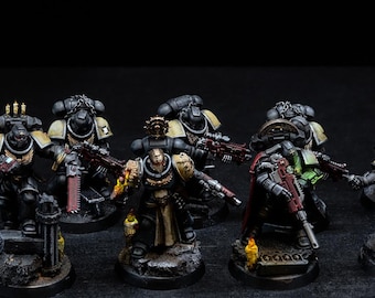 Warhammer 40k Kill team Commission custom painted, Darkwater add 3d printed parts Perfect gift for gamer Space marine kill zone
