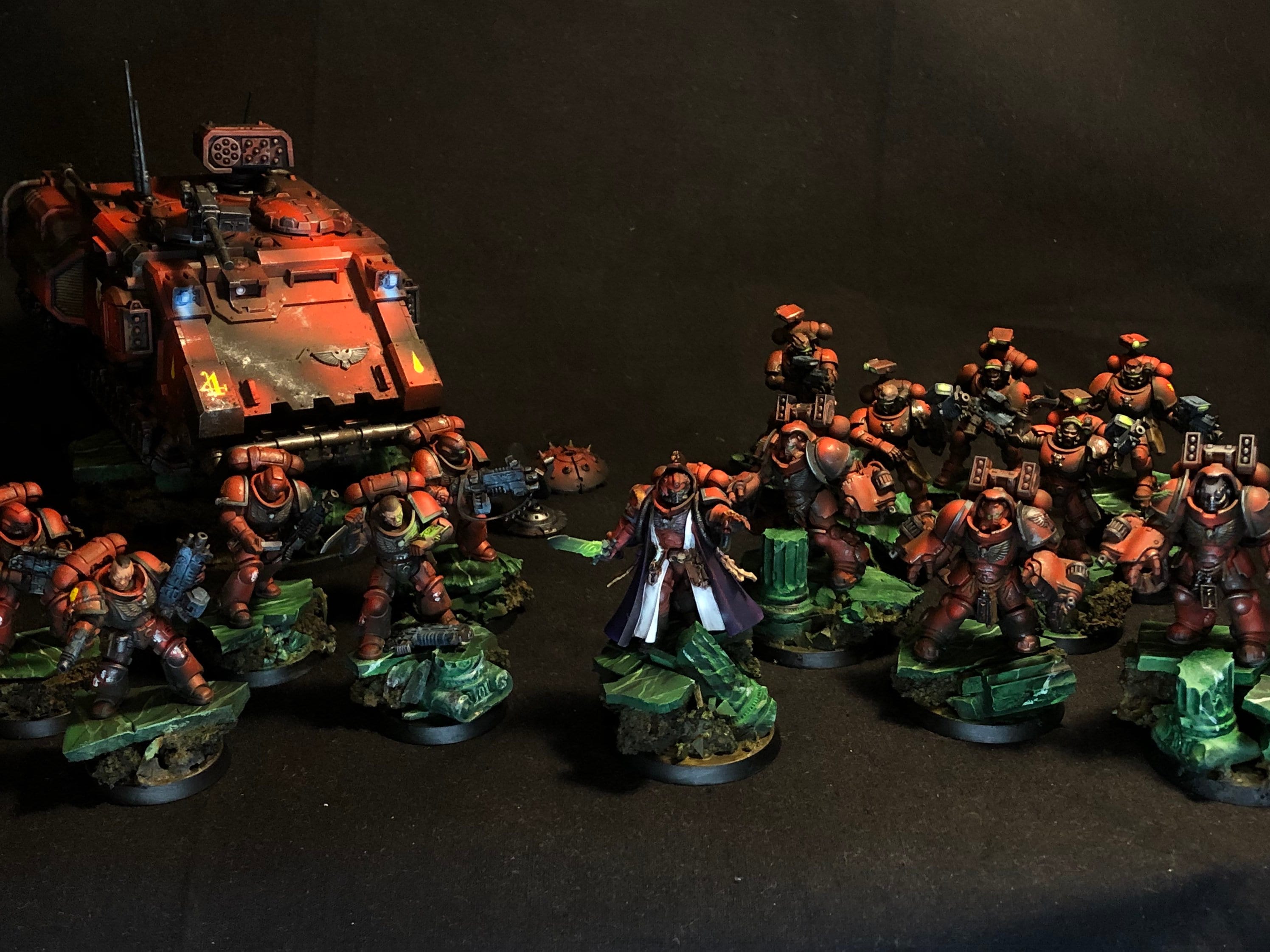 Warhammer 40k Leviathan space marine army Pro painted blood ravens Ready To  Ship