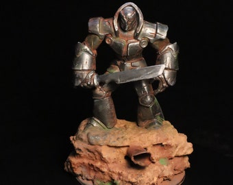 Iron Golem DnD miniature painted mini for Dungeons and Dragons hand painted models Heroquest pathfinder Tabletop RPG