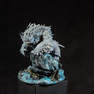 DnD Owlbear miniature painted mini for Dungeons and Dragons hand painted models Heroquest pathfinder Tabletop RPG Large painted owlbear