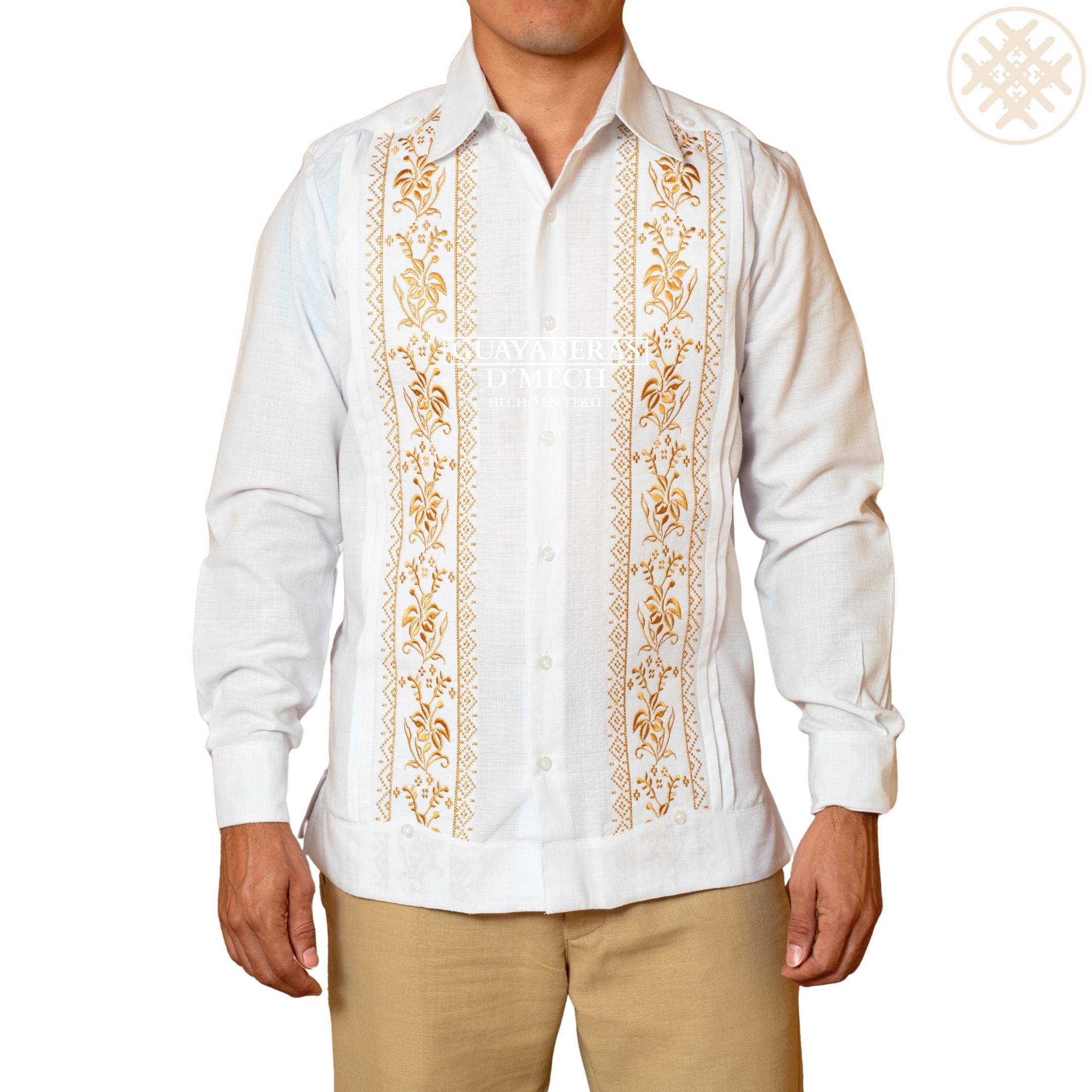 Camisa blanca con bordado México