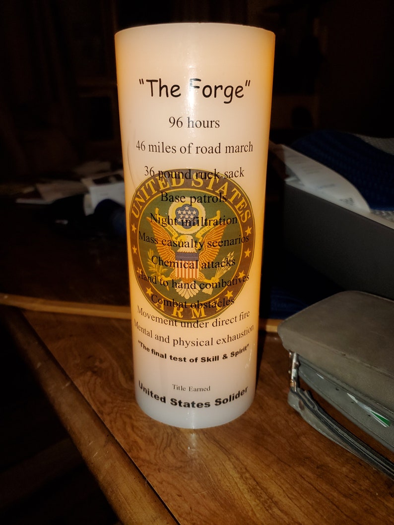 The candle for Fort Sill Fort Jackson and FLW Etsy